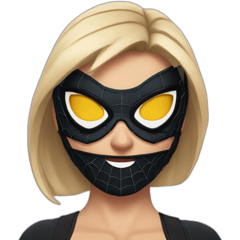 Gwen spiderverse mask emoji