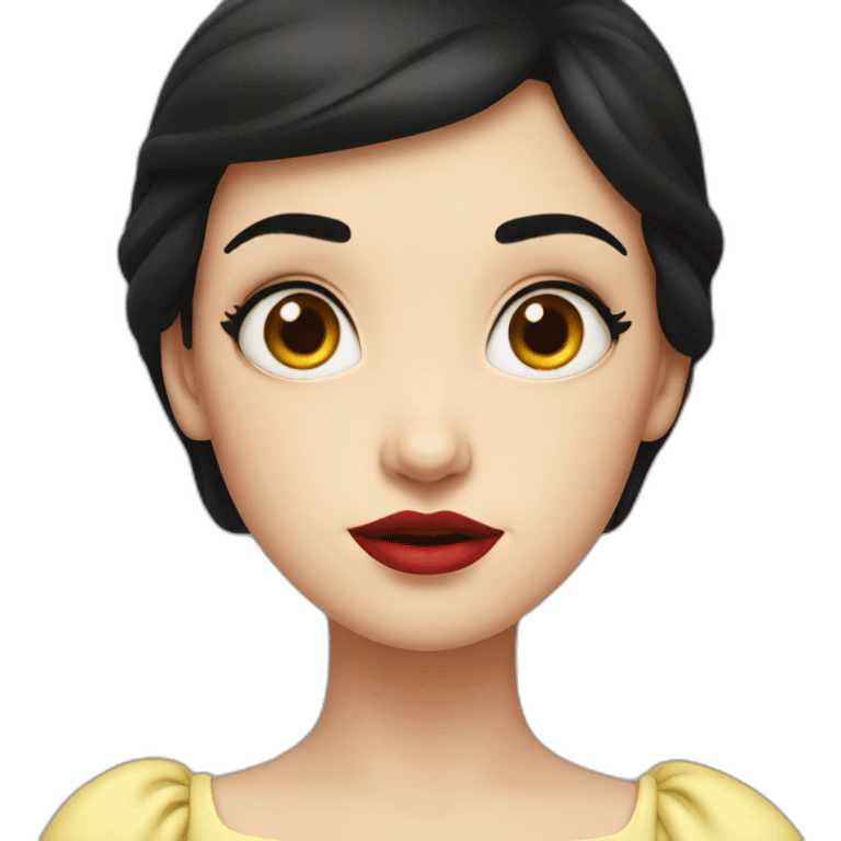 Snowwhite unimpressed emoji