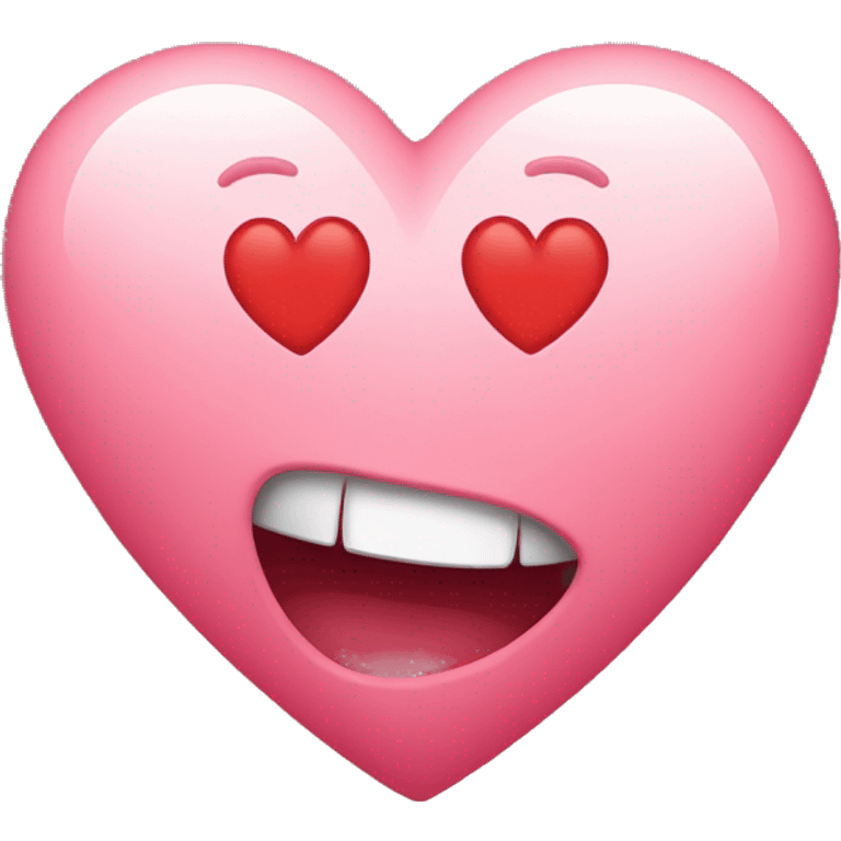 Heart in love emoji