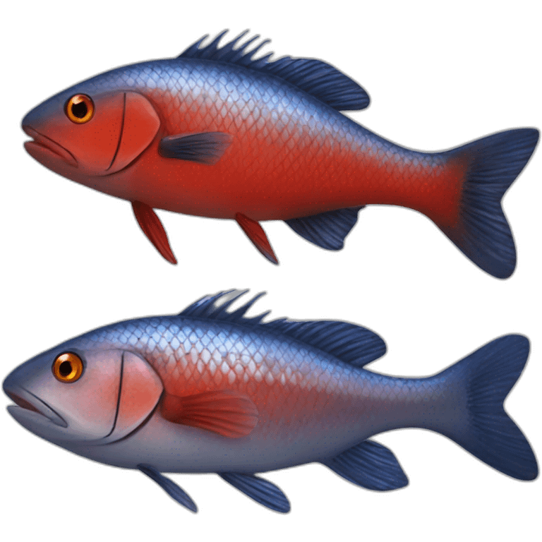 Pesce rosso innamorato emoji