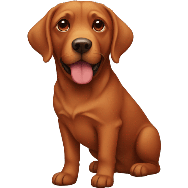 a red lab emoji