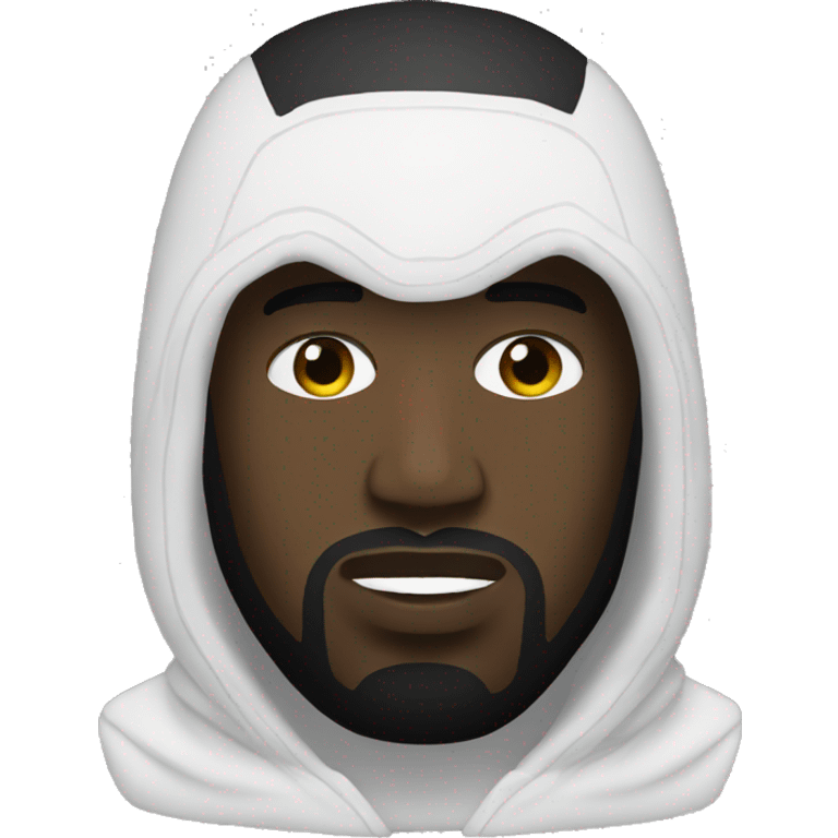 kanye with white balaclava emoji