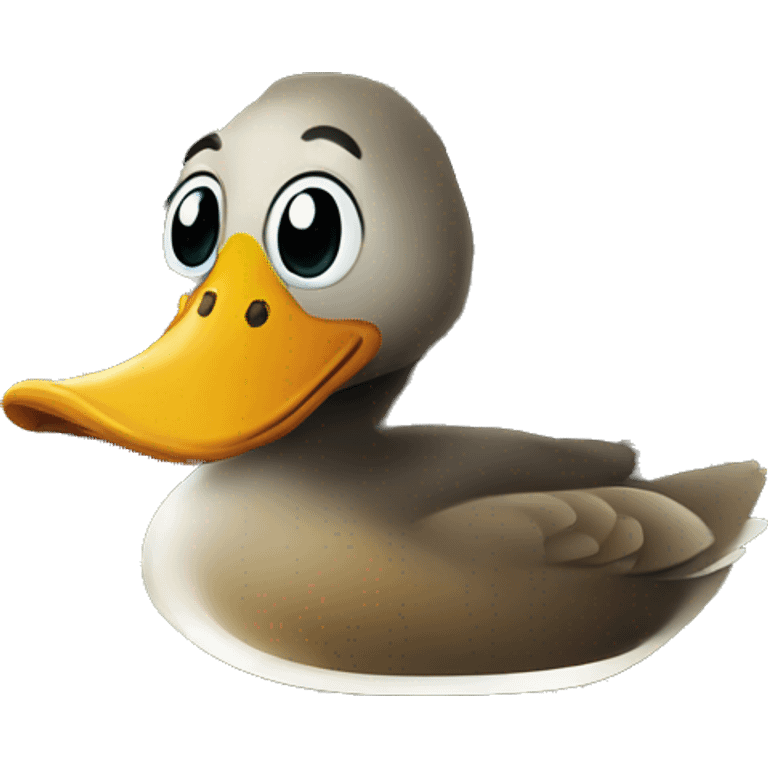 Duck on house emoji