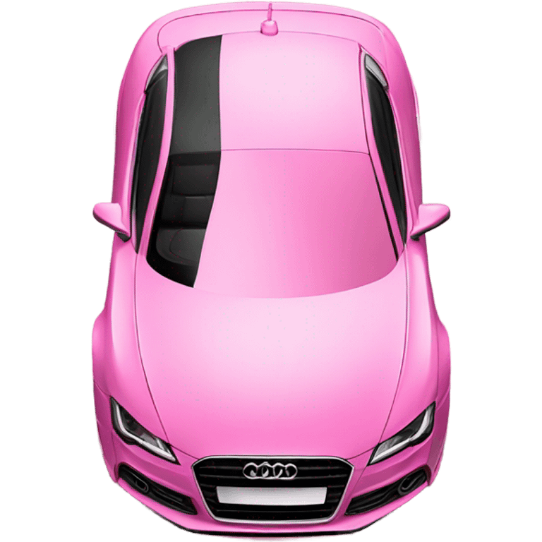 pink Audi car emoji