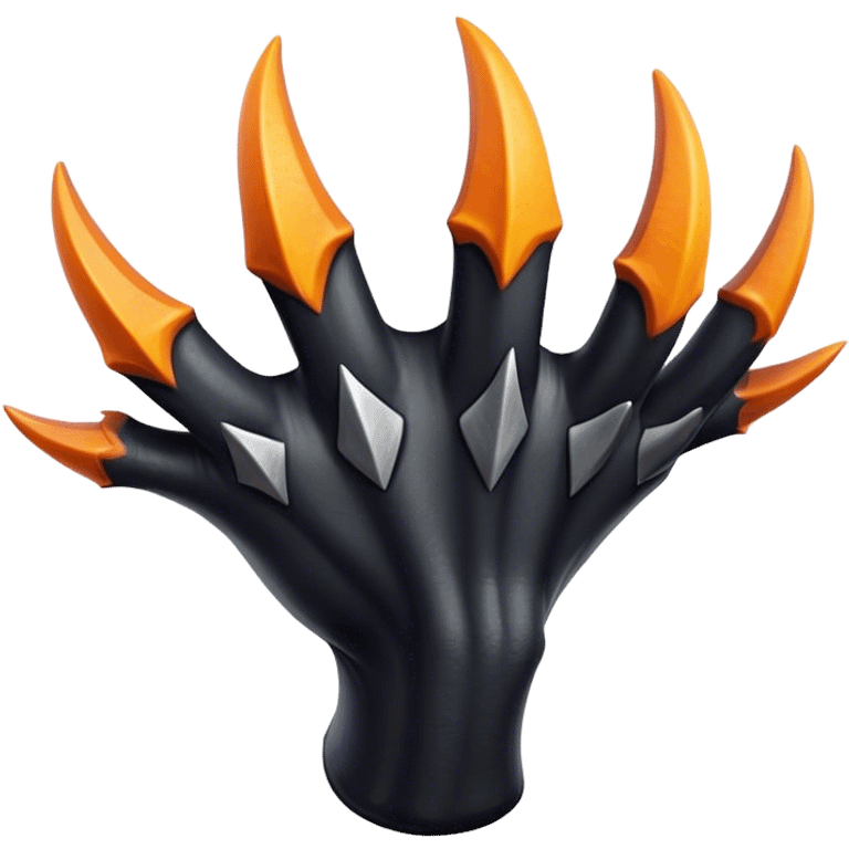 dinosaur claws, like symbol emoji