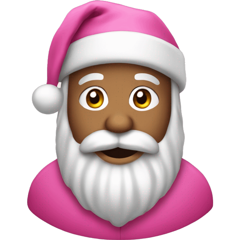 Santa Claus in pink  emoji