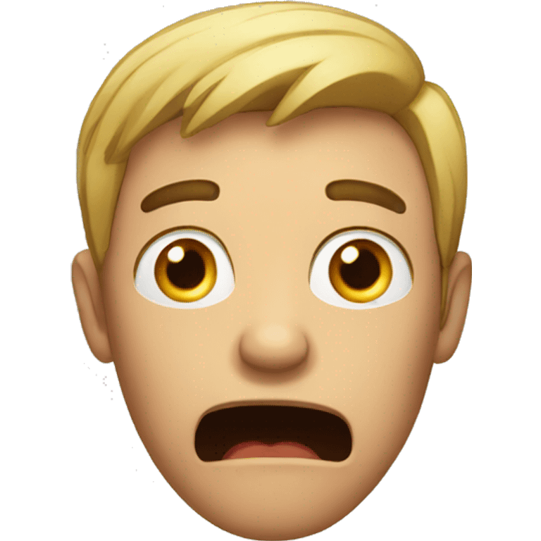 shocked man emoji