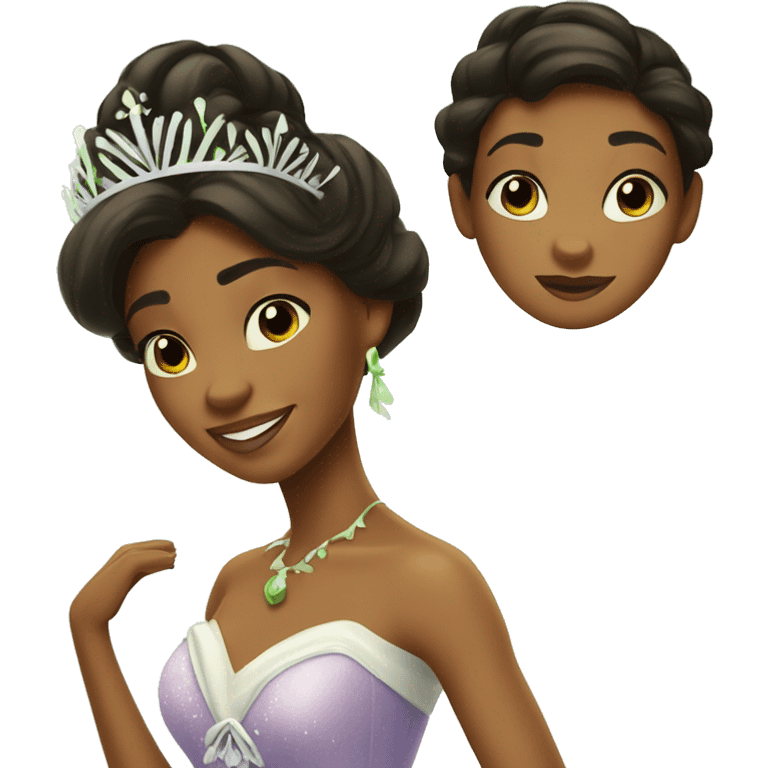 Tiana, Princess and the frog emoji