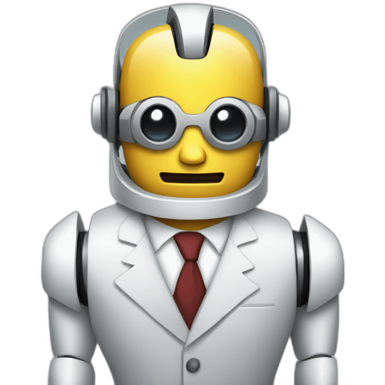 business man robot  emoji