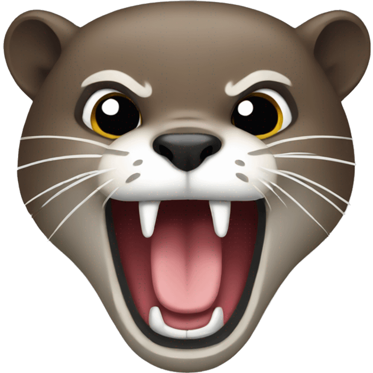 Angry otter emoji