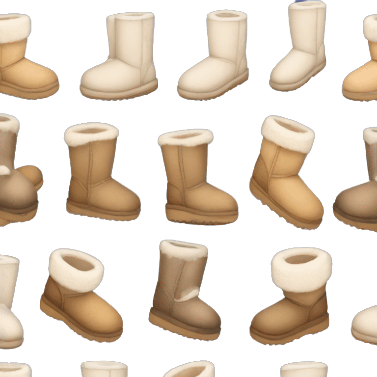 Cute uggs aesthetic emoji