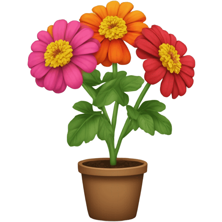 Zinnias plant  emoji