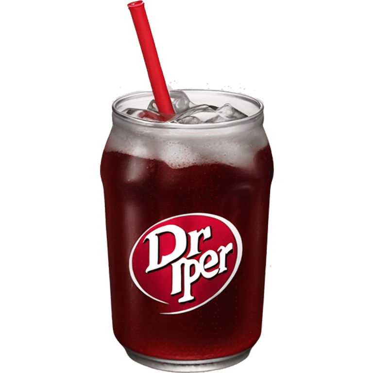 Dr Pepper drink emoji