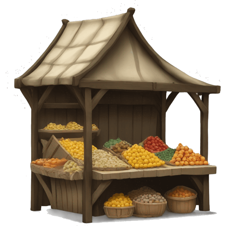 medieval market stall emoji