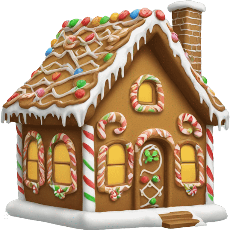 gingerbread house emoji