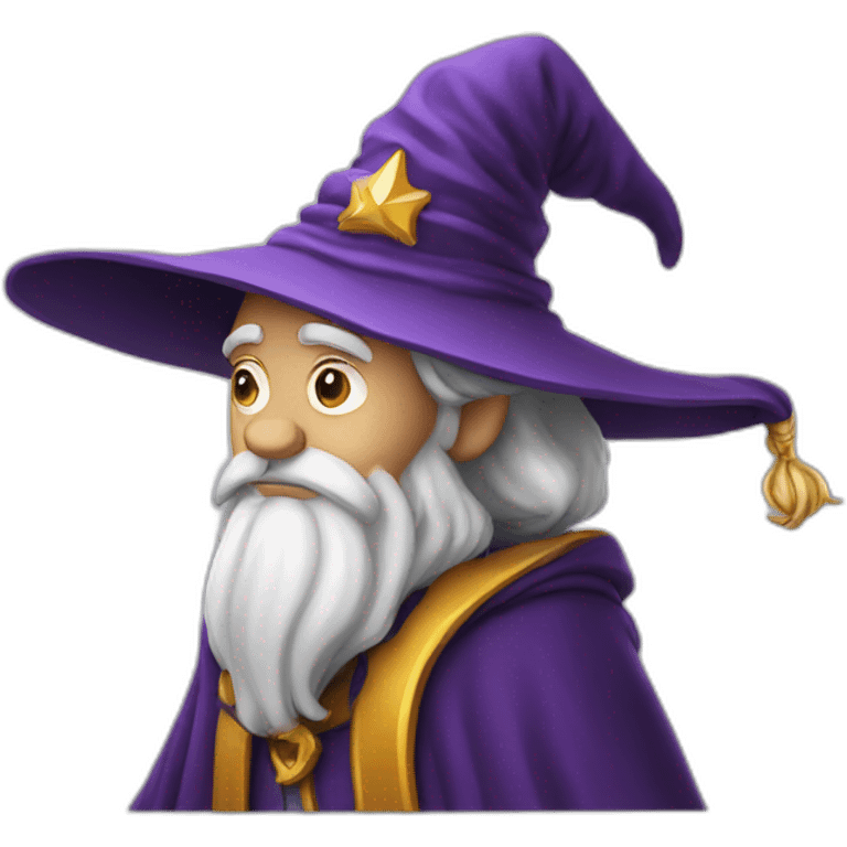 wizard deep in thought emoji