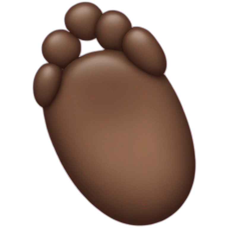 Poo with feet emoji