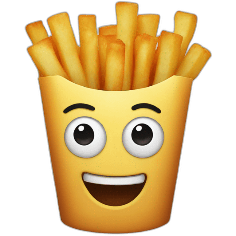 Fry squinting emoji