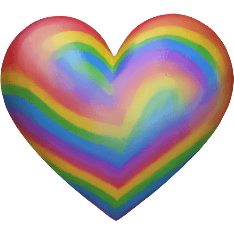 Rainbow heart emoji