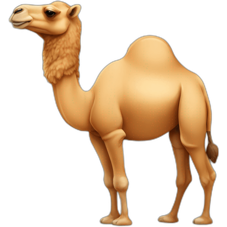 Camel getting tan emoji