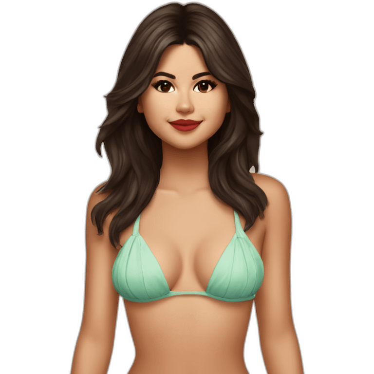 Selena Gomez en Bikini emoji