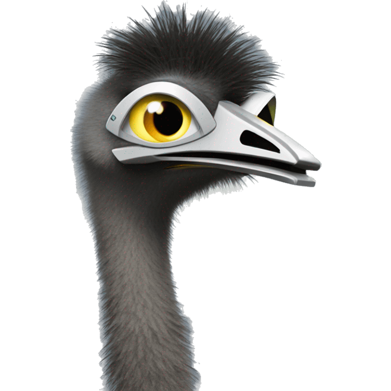 emu wit emergency light emoji