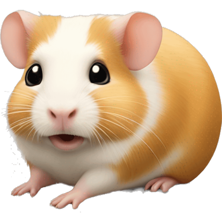 hamster sur un cochon d’Inde emoji