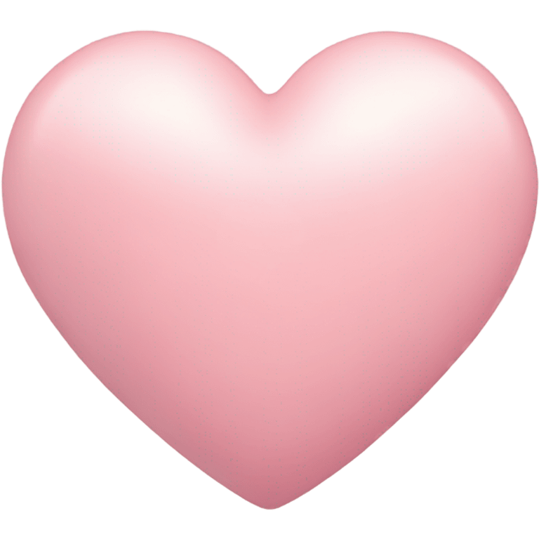 Pastel pink heart emoji