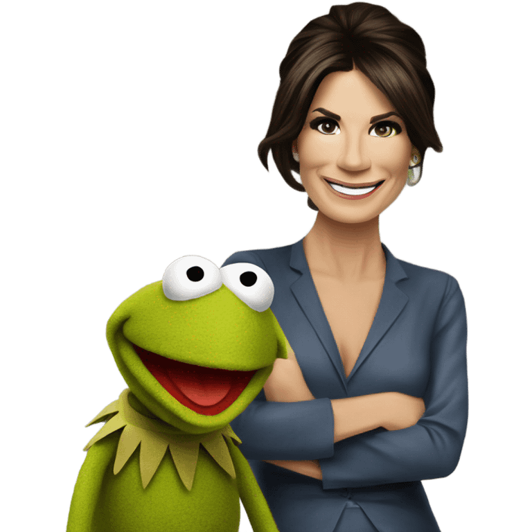 Muppets phenomena with Sandra Bullock emoji