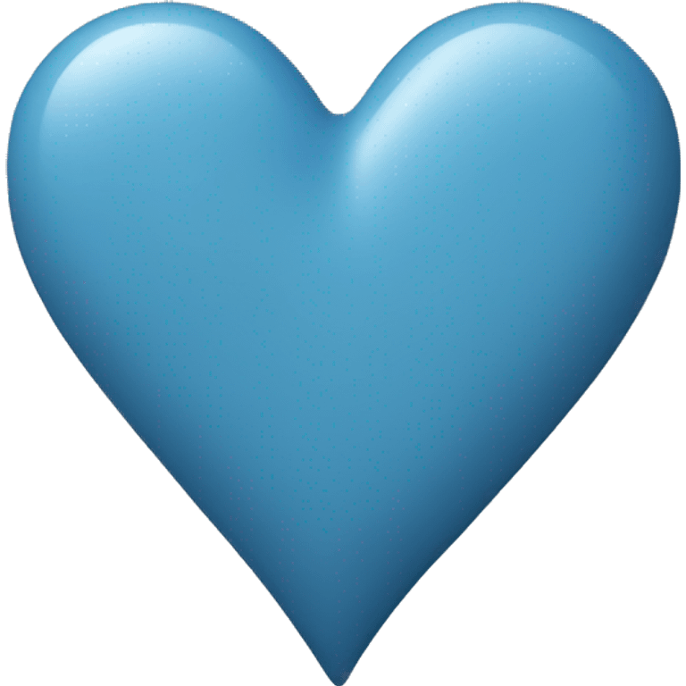 dusky blue heart emoji