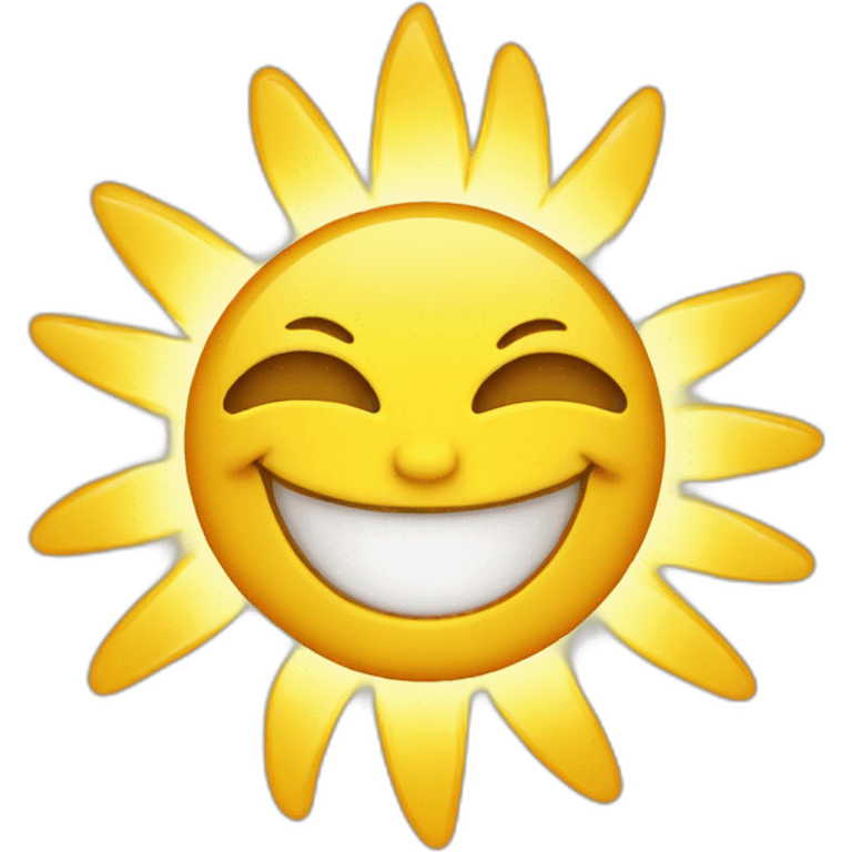 smiling sun emoji