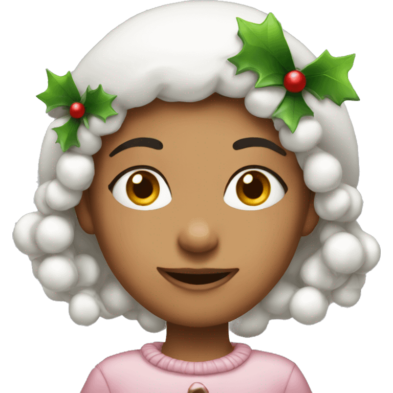 Christmas girl emoji