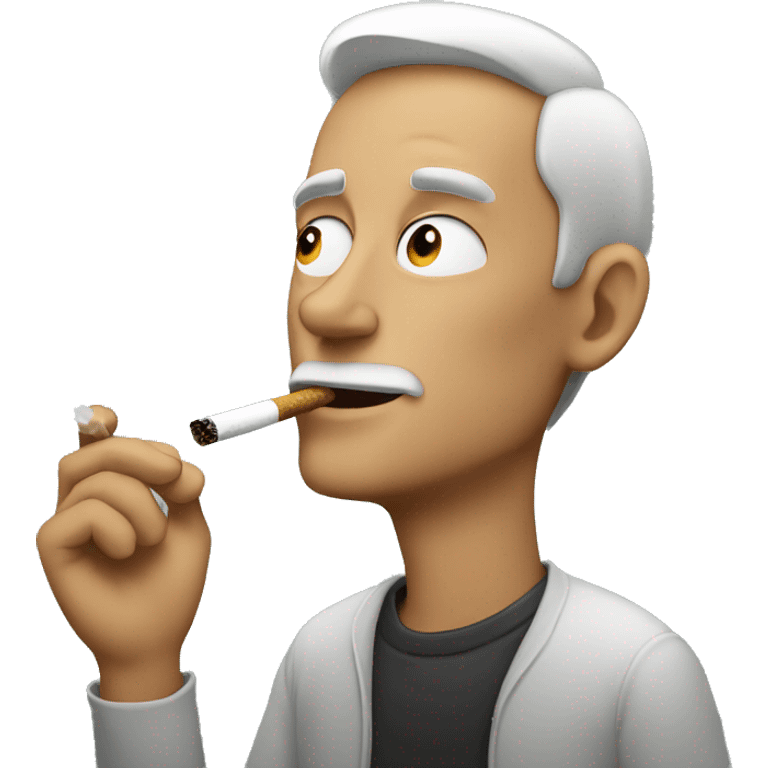 Man smoking  emoji