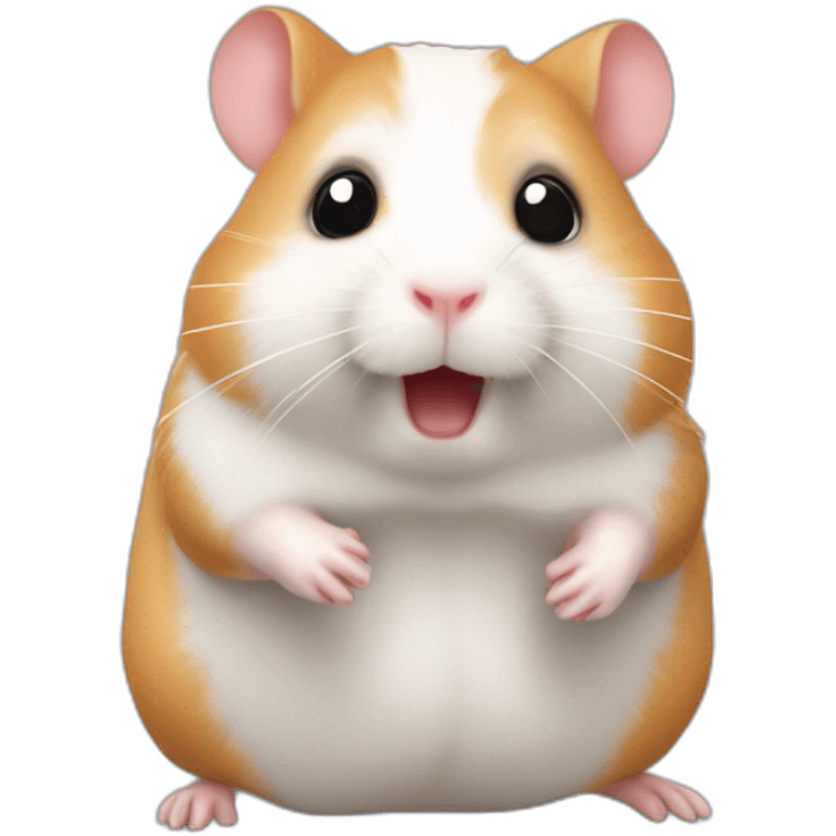 Hamster qui cours emoji