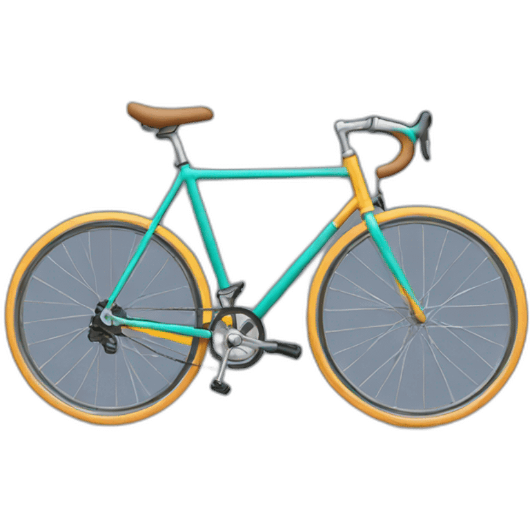 Bicicleta colores emoji