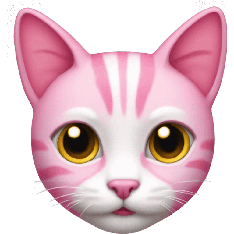 Pink cat emoji