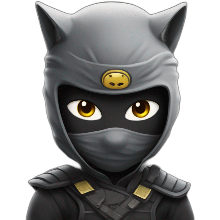 Cat ninja emoji