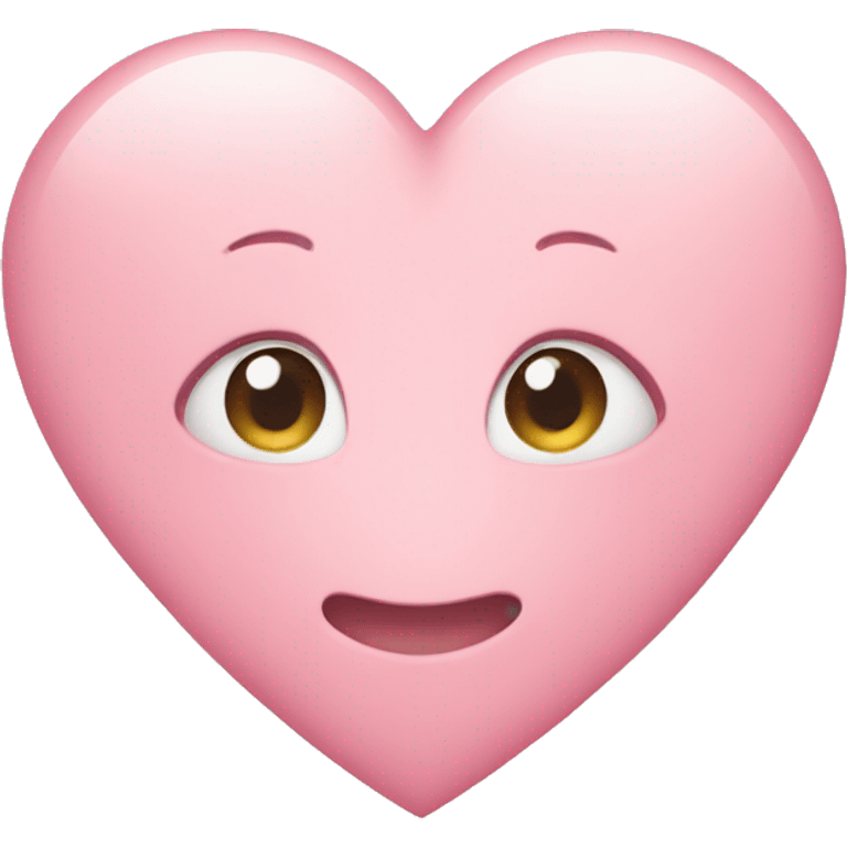 soft pink heart emoji