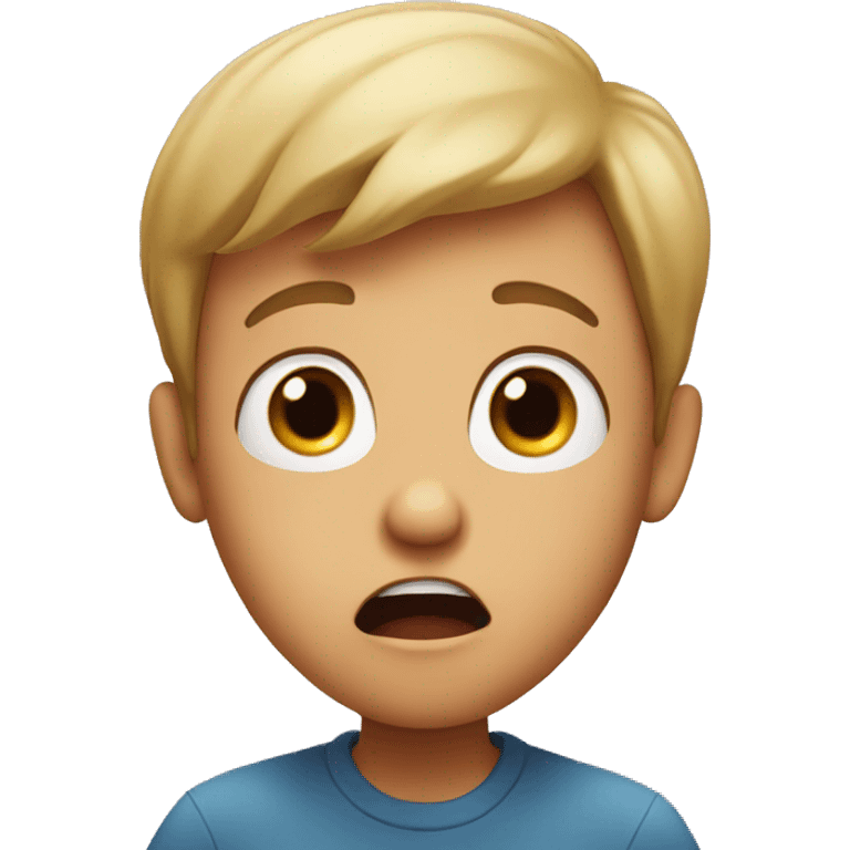 surprised boy emoji