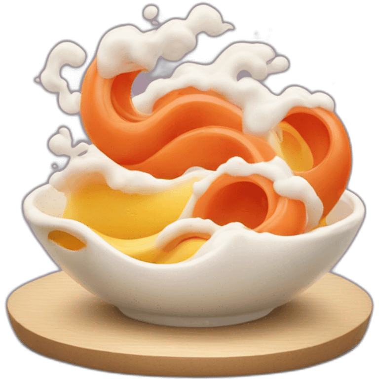 Japanese umami flavor wave emoji