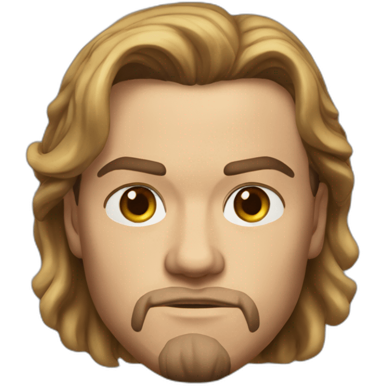 leonardo di caprio serious realistic emoji