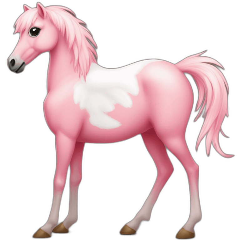 flamant-rose poney qui fume dr emoji