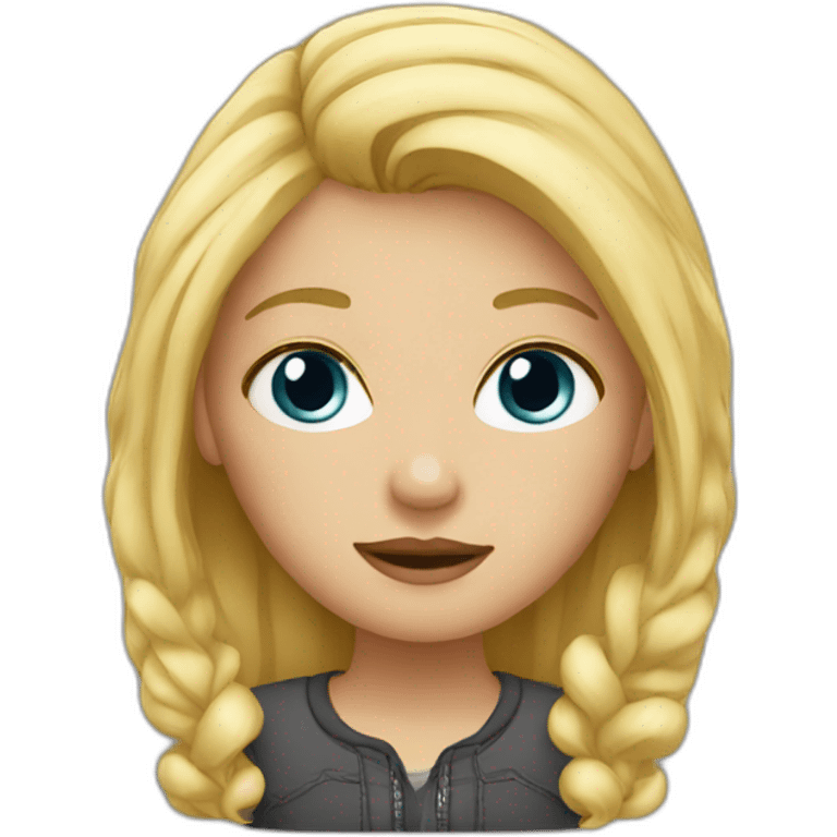 blonde girl emoji