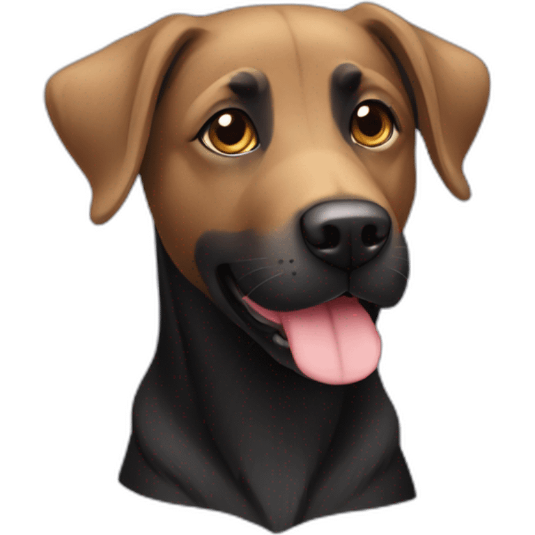 black lab shepherd mix emoji