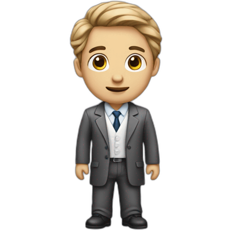 Cute male psychiatrist emoji