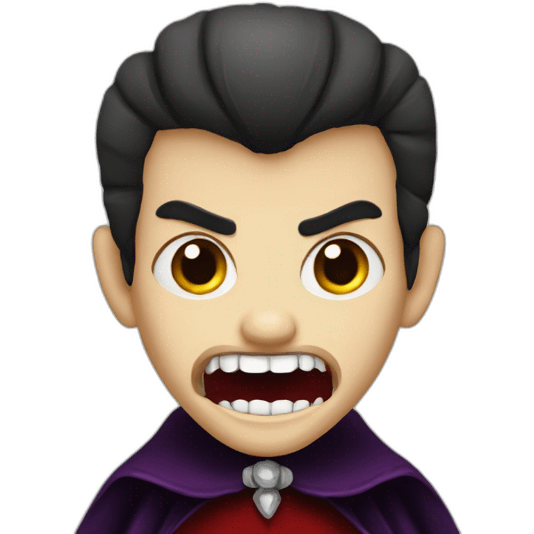 dracula fangs emoji