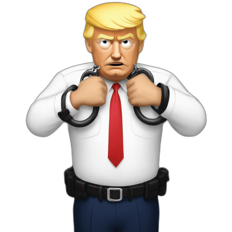 trump-in-handcuffs emoji