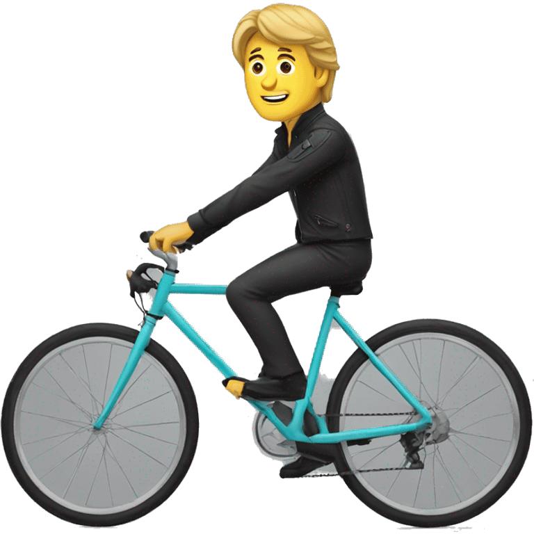 claude françois en vélo emoji