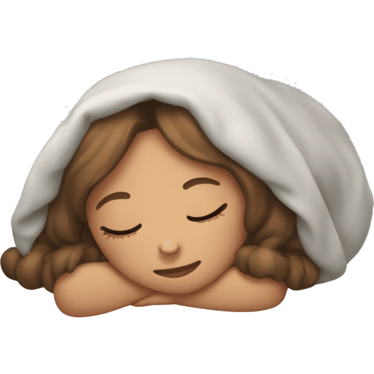 Sleeping girl emoji