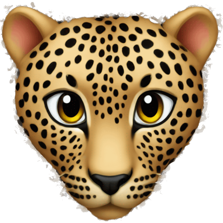 leopard heart emoji